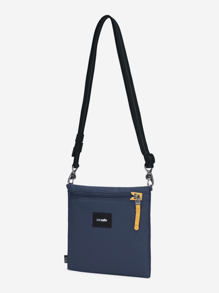 Сумка антивор Pacsafe GO crossbody pouch, синий, 3,5 л.