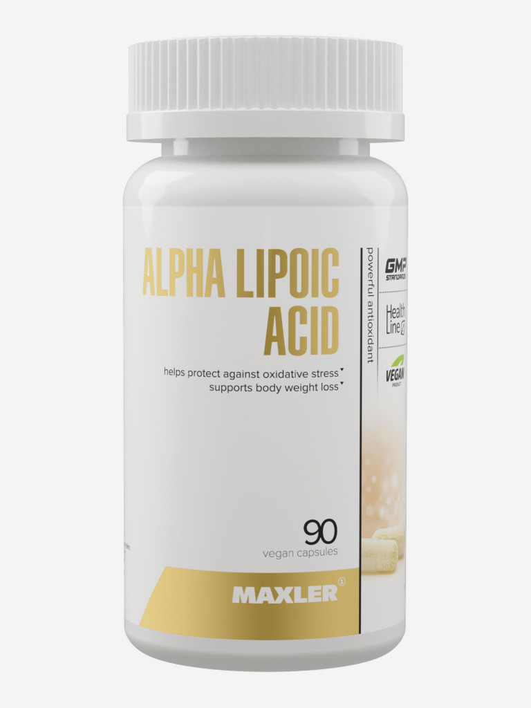 Альфа-липоевая кислота 100 мг Maxler Alpha Lipoic Acid, 90 капсул