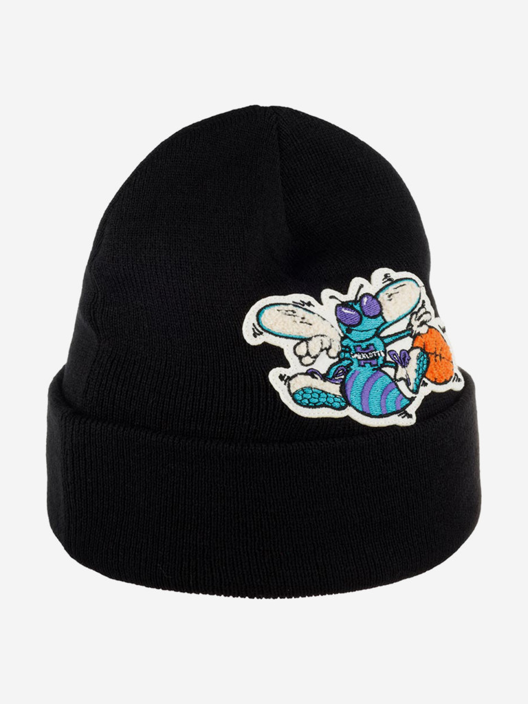 Шапка с отворотом MITCHELL NESS KTCFFH21HW008-CHOBLCK Charlotte Hornets NBA