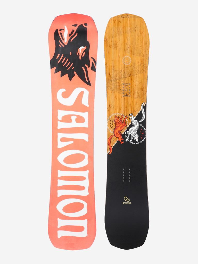 Сноуборд Salomon Assassin арт. L41202900 красный цвет — купить за