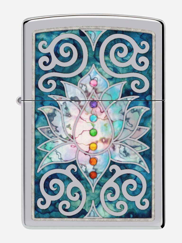 Зажигалка бензиновая ZIPPO 48592 Lotus Flower