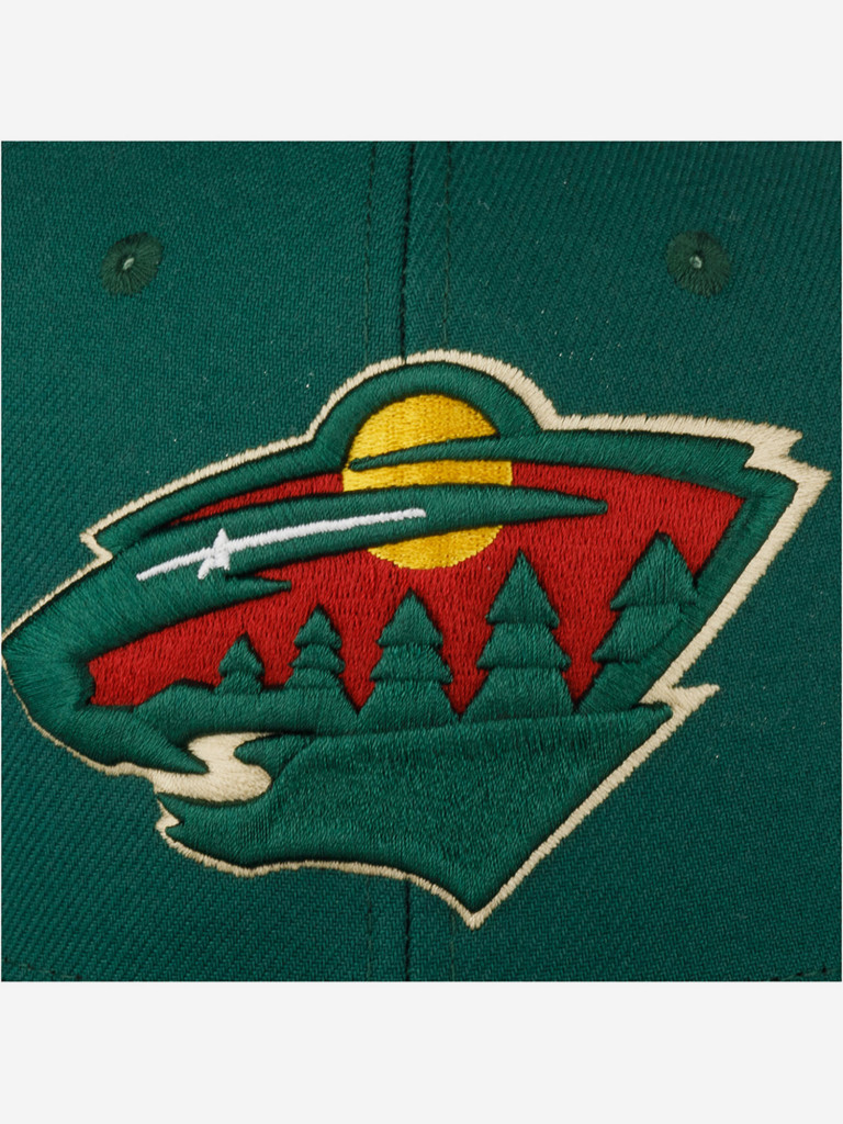 Бейсболка MITCHELL NESS HHSS5370-MWIYYPPPHNGN Minnesota Wild NHL (зеленый)