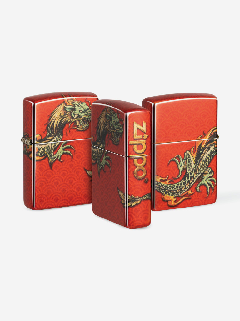 Зажигалка бензиновая ZIPPO 48513 Dragon