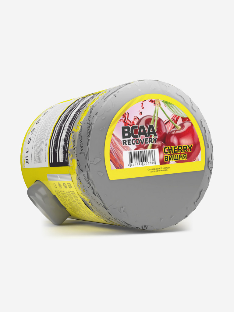 Аминокислоты Steelpower BCAA Recovery 2-1-1 с глютамином, глицином, 250 г, Вишня