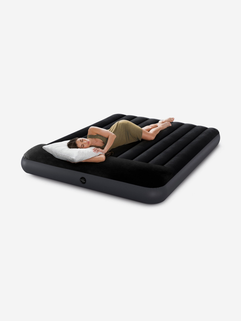 Кровать надувная Intex 64143 DURA-BEAM PILLOW REST CLASSIC, Queen, 152x203x25 см
