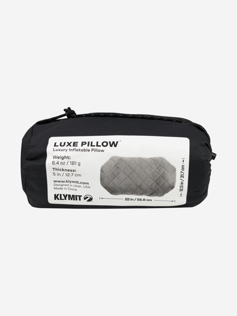 Надувная подушка KLYMIT Pillow Luxe