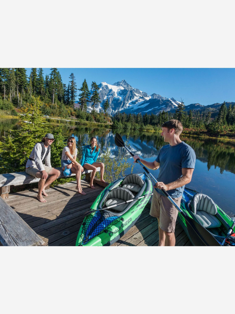Лодка надувная Intex 68306 Challenger K2 Kayak, 2-местная, насос, весла, до 180 кг