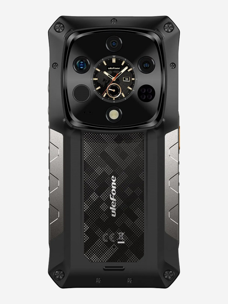 Смартфон Ulefone Armor 28 Ultra TH 16+1TB Black, 6.67”, AMOLED, FHD+,1.04”, 340x340, MTK9300+, And15, 50+50+64+ThermoVue T2, 50, 10600mAh,5G, uSmart