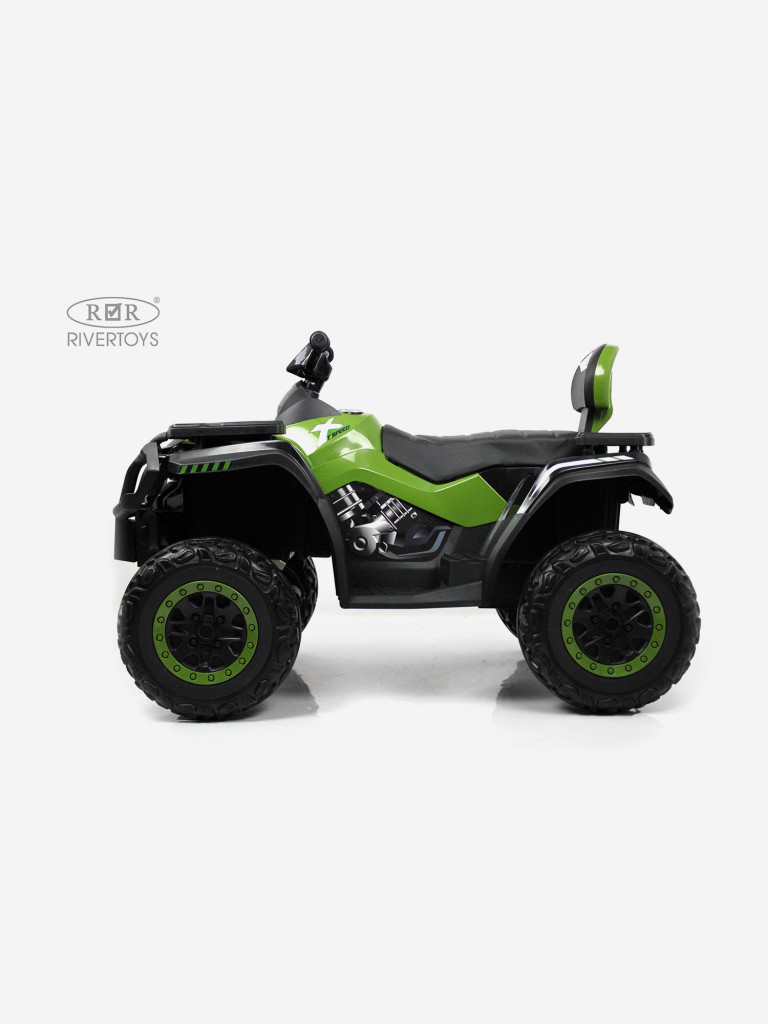 Детский электроквадроцикл RIVERTOYS T001TT 4WD зеленый