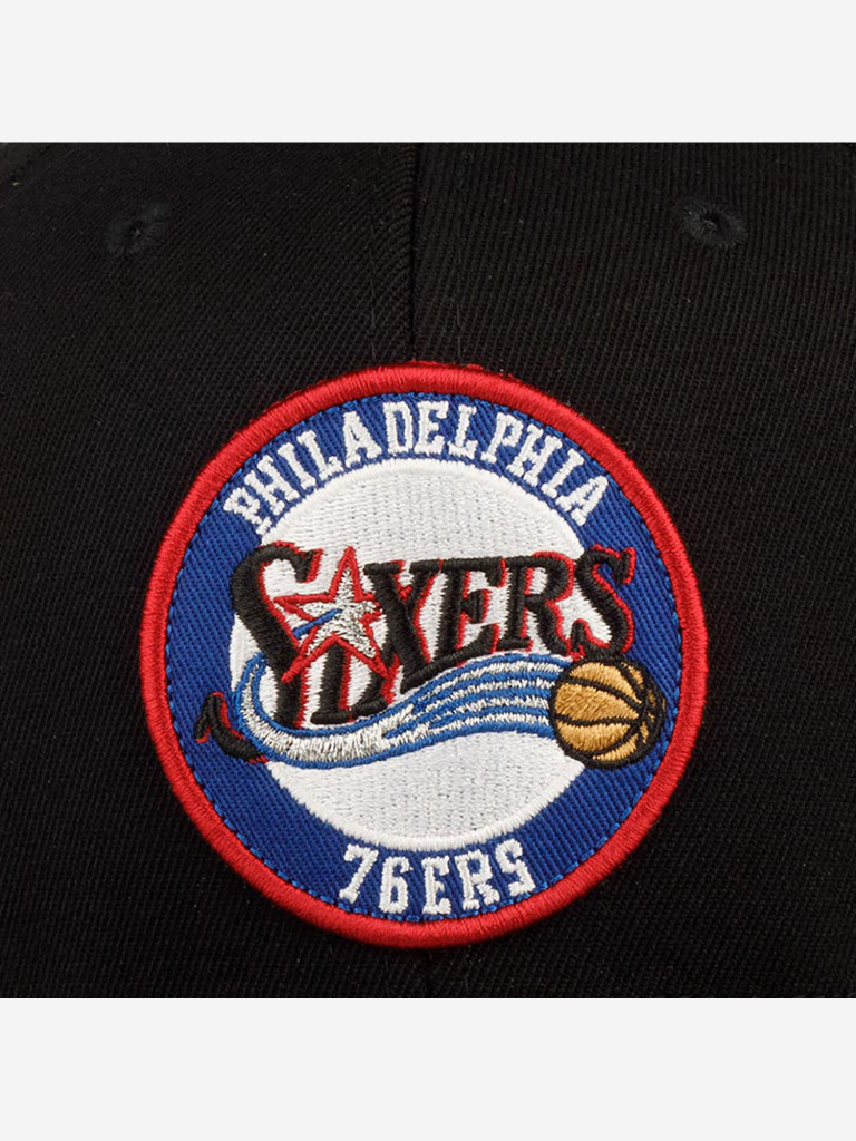 Бейсболка MITCHELL NESS 6HSSFH21HW007-P76BLCK Philadelphia 76Ers NBA