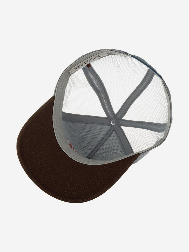 Бейсболка с сеточкой STETSON 7761120 TRUCKER CAP RIDING HOT ROD (синий)