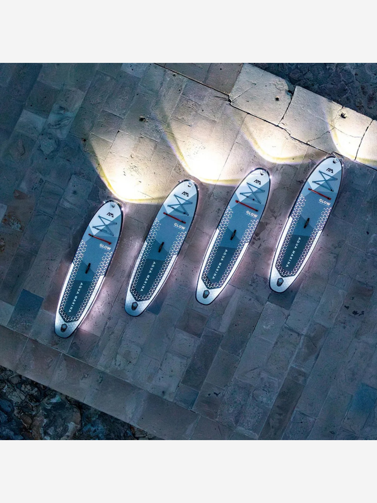 Надувной двухслойный SUP-борд Aqua Marina GLOW, 10'4" 315*79*15 см, сапборд с Подсветкой