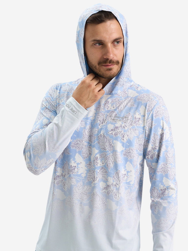 Лонгслив мужской Extreme Fishing ADD-G701H для рыбалки, с капюшоном, UPF50+ с защитой от насекомых