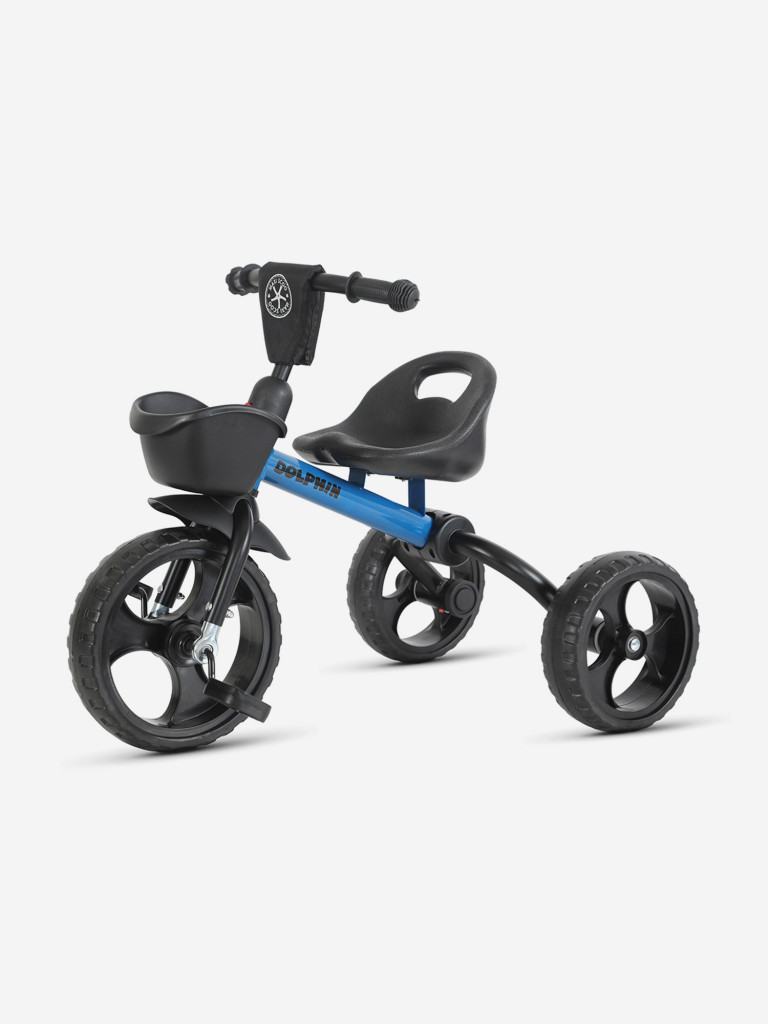 Велосипед детский трехколесный складной Maxiscoo Dolphin синий, 2026
