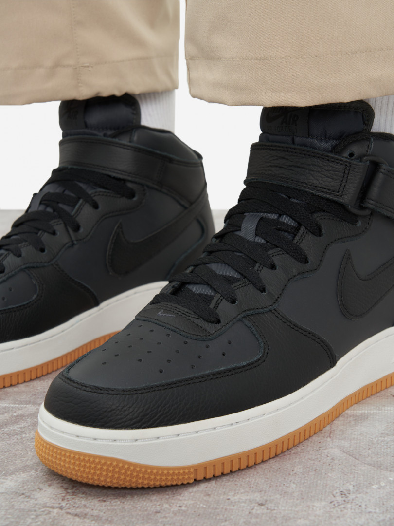 фото Кеды мужские nike air force 1 mid '07 lx, черный