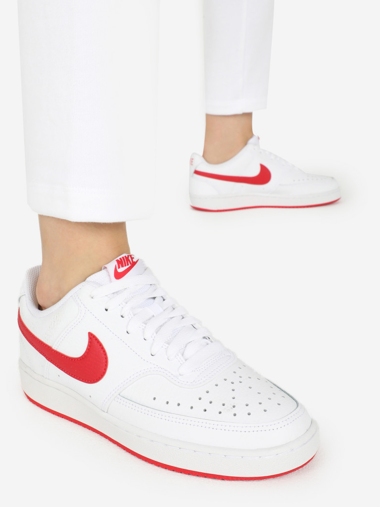 Nike court vision low red sales