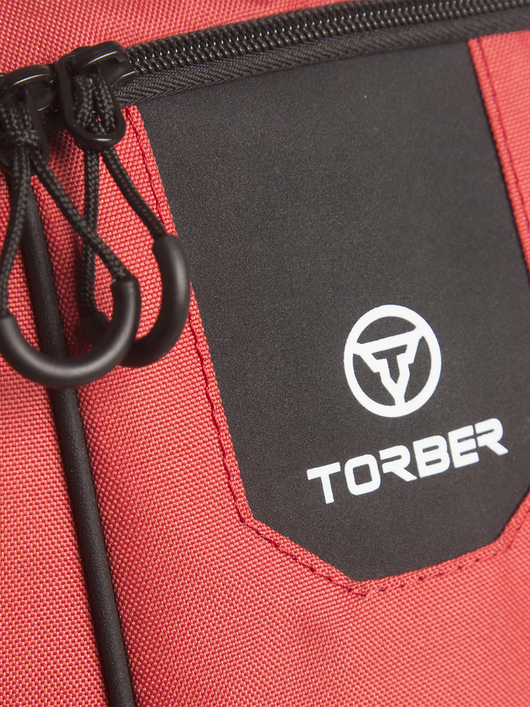 Рюкзак TORBER ROCKIT с отделением для ноутбука 15,6", красный, полиэстер 600D, 46 х 30 x 13 см