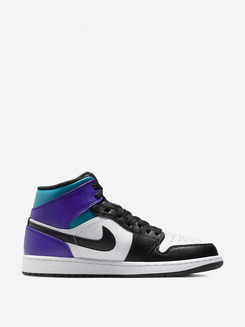 Кеды мужские Nike Air Jordan 1 Mid 31827450299 Белый, размер 40,41.5,43,44.5,43.5,45,44, фото 4