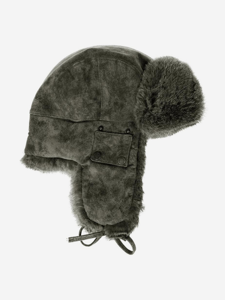 Шапка-ушанка STETSON 9217101 BOMBER PIGSKIN RABBIT (серый)