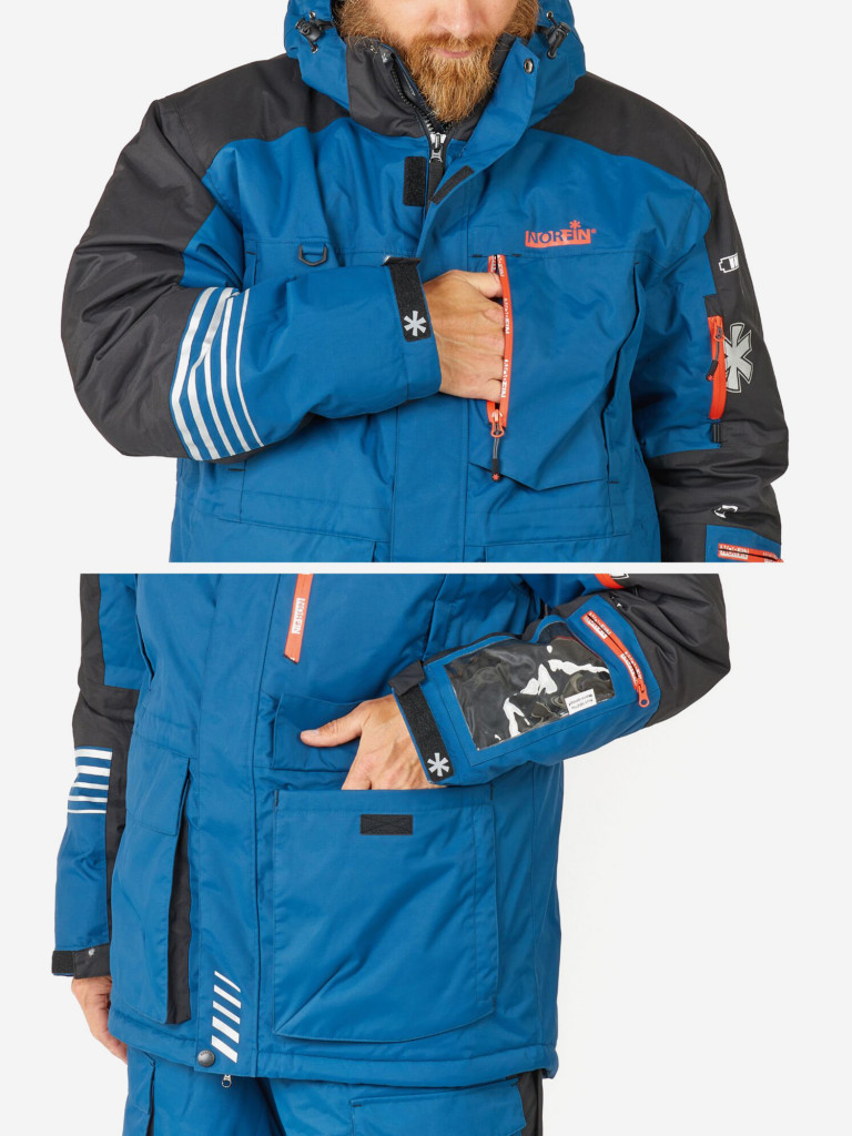 Костюм зимний Norfin TORNADO PRO (куртка+полукомбинезон) для рыбалки и охоты