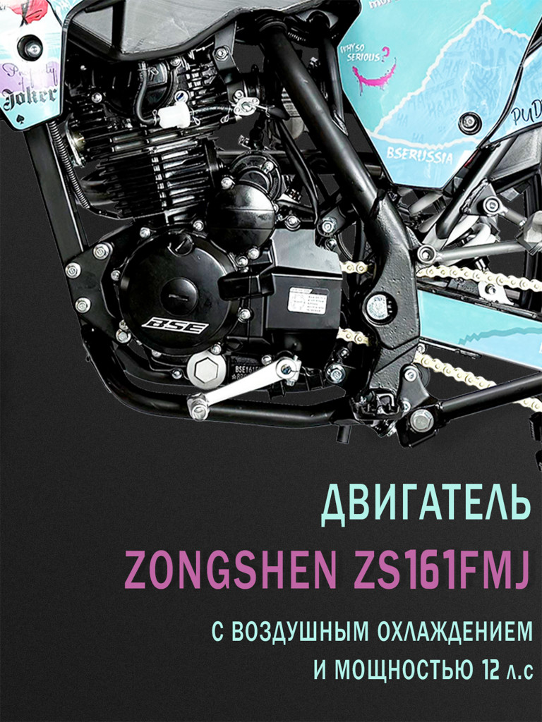 Эндуро / кроссовый мотоцикл BSE Z1