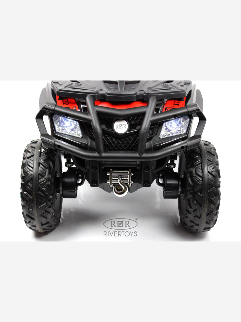 Детский электроквадроцикл RIVERTOYS T001TT 4WD красный