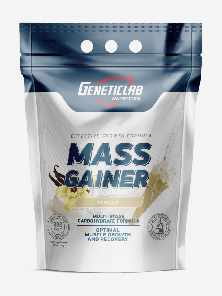 Гейнер MASS GAINER 3000 g Ваниль Geneticlab Nutrition