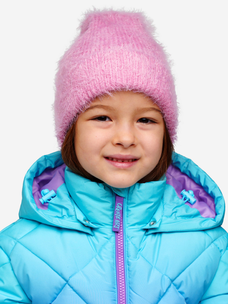 Комплект для девочки: шапка, варежки PlayToday