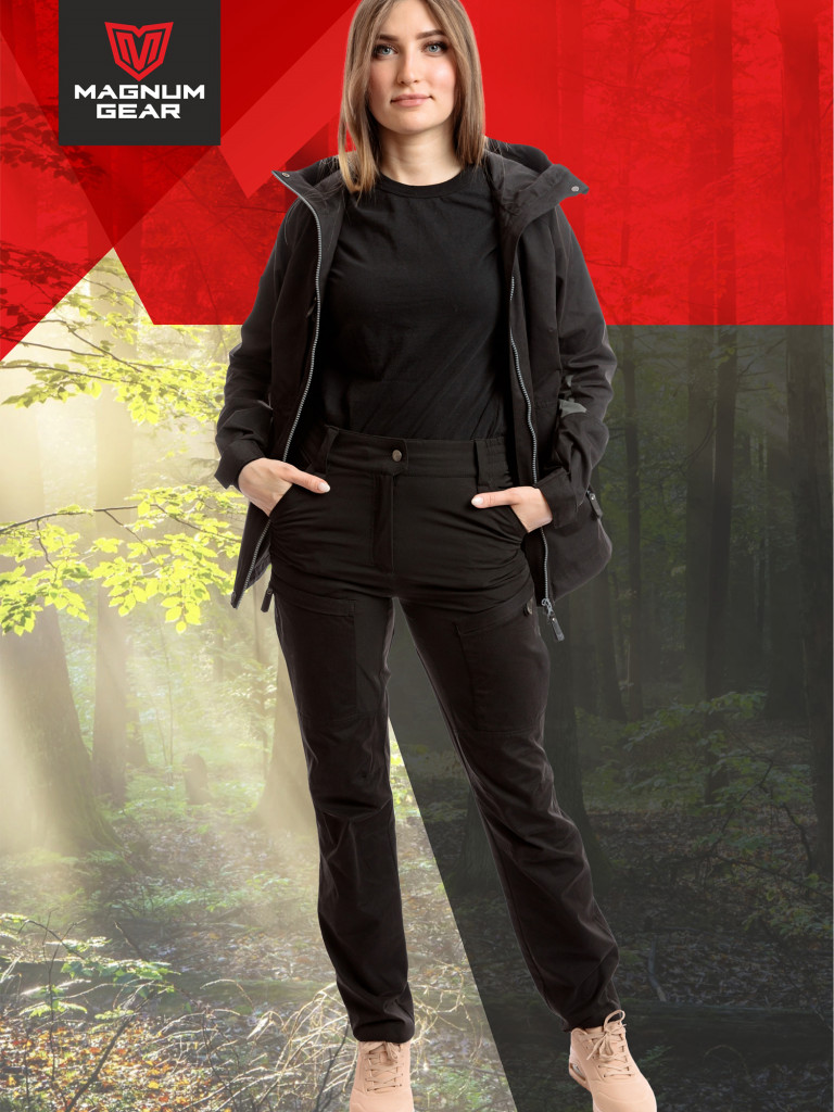 Костюм для рыбалки женский MAGNUM GEAR MONTANA черный