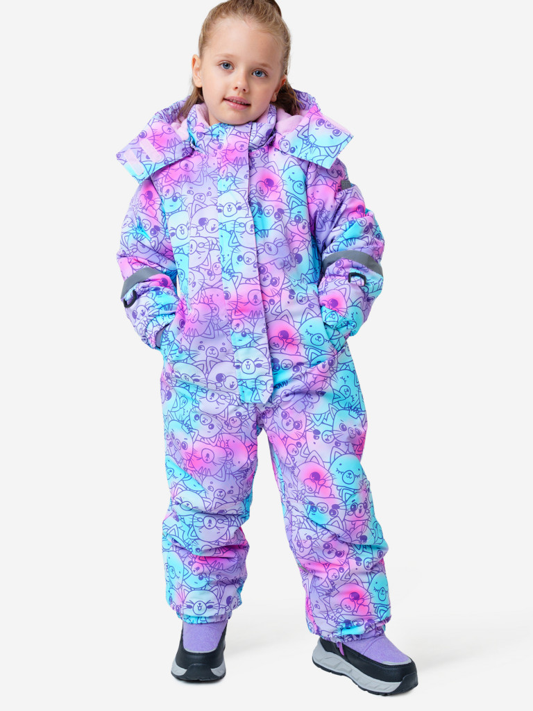 Комбинезон зимний для девочек PlayToday