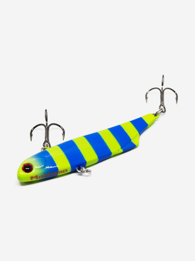 Воблер Mottomo Blade VIB 105S 41g Blue Chartreuse
