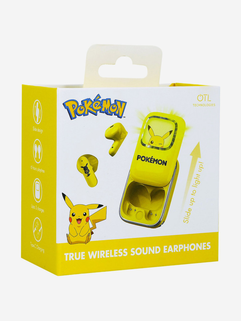 Беспроводные наушники слайдер OTL Technologies Покемон Пикачу