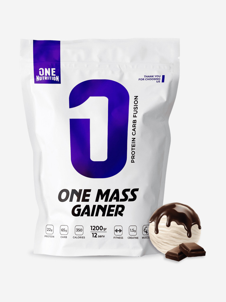 Гейнер, One Nutrition, 1200 г, шоколад