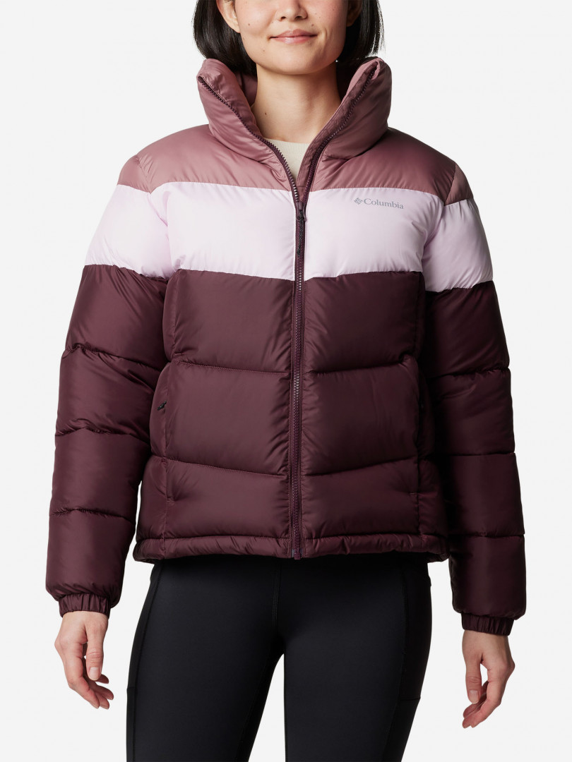 Куртка утепленная женская Columbia Puffect II Colorblock Jacket, Коричневый