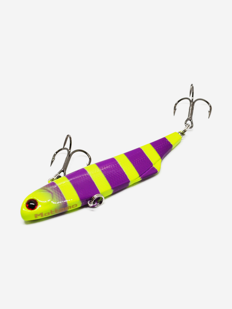 Воблер Mottomo Blade VIB 105S 41g Violet Chartreuse