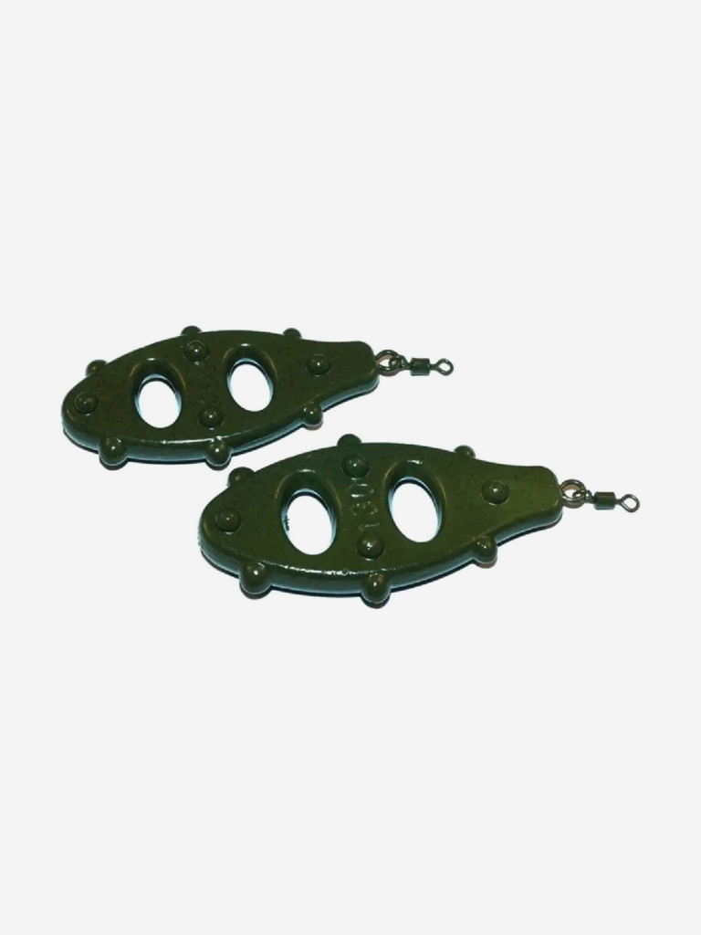 Грузило с кольцом и вертлюгом для рыбалки Salmo Turtle Swivel 100г