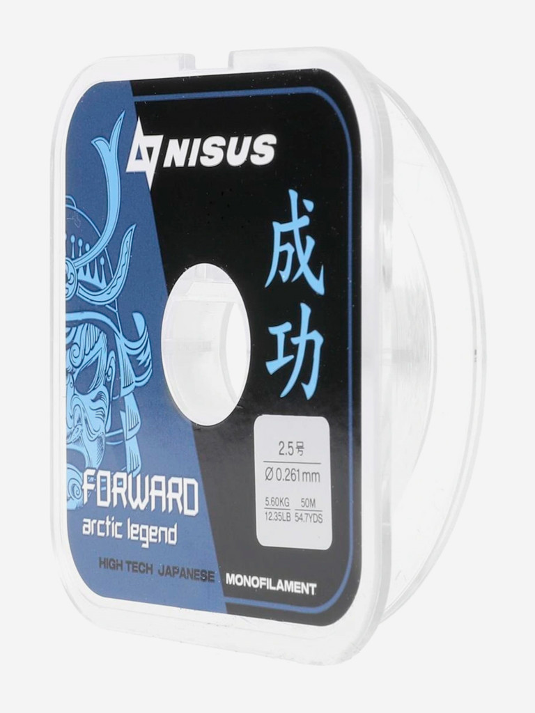 Леска для рыбалки Nisus FORWARD ARCTIC LEGEND Nylon 0,261мм, 50м, 5,6кг, прозрачный