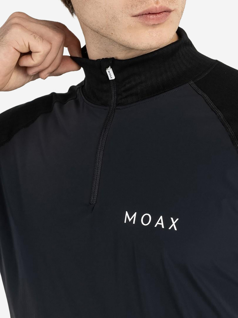 Термофутболка Moax Race Wind LS с воротником