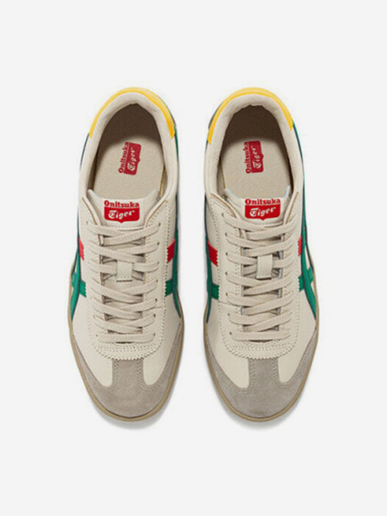 Кроссовки Onitsuka Tiger Tokuten White Beige Red Green