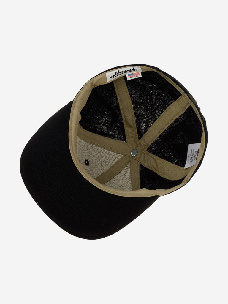 Бейсболка с прямым козырьком HOOD 100-MWL003-OR003-BK Rip City, OR (черный)