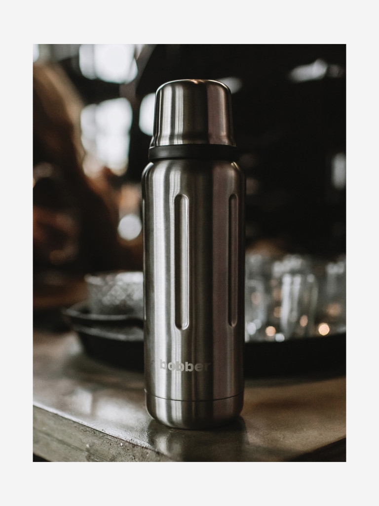 Термос вакуумный для напитков BOBBER Flask 470 мл, тепло до 24 часов, матовый