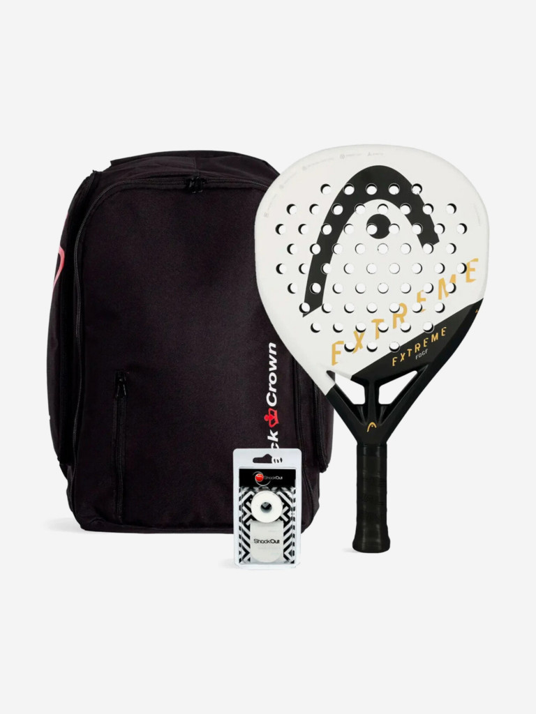 Комплект из ракетки для падела Head Extreme Edge White с сумкой и аксессуарами