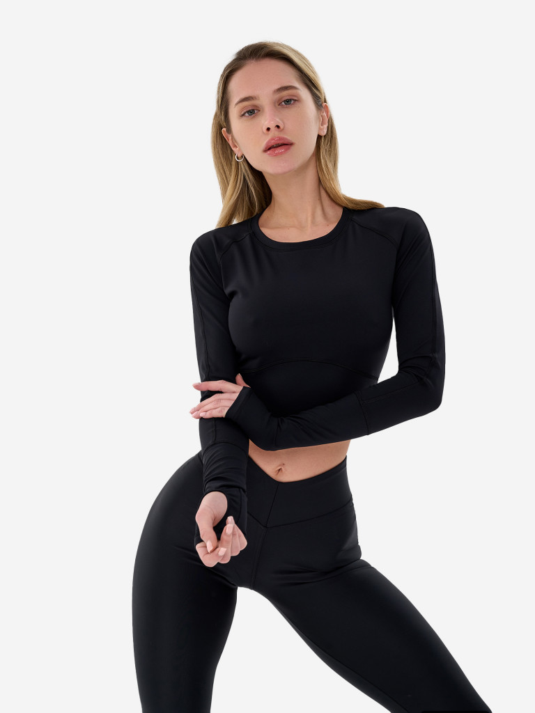 Рашгард женский Bona Fashion Activity Rash "Black"