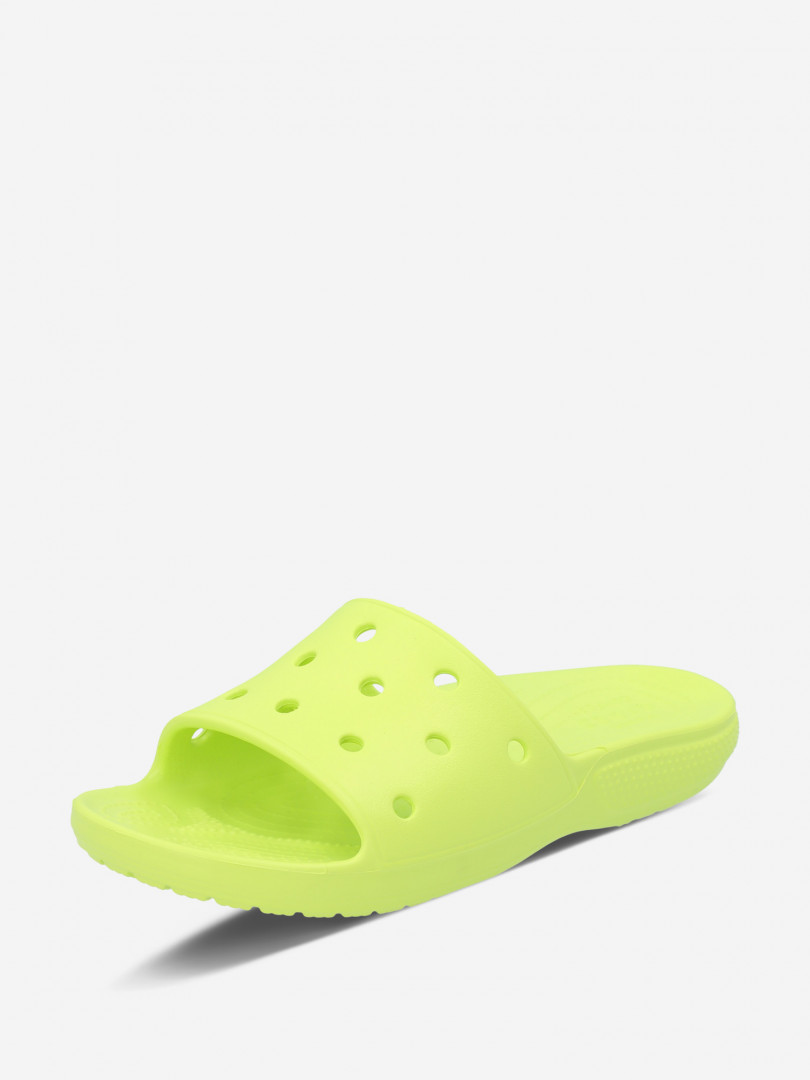 фото Шлепанцы crocs classic crocs slide, зеленый