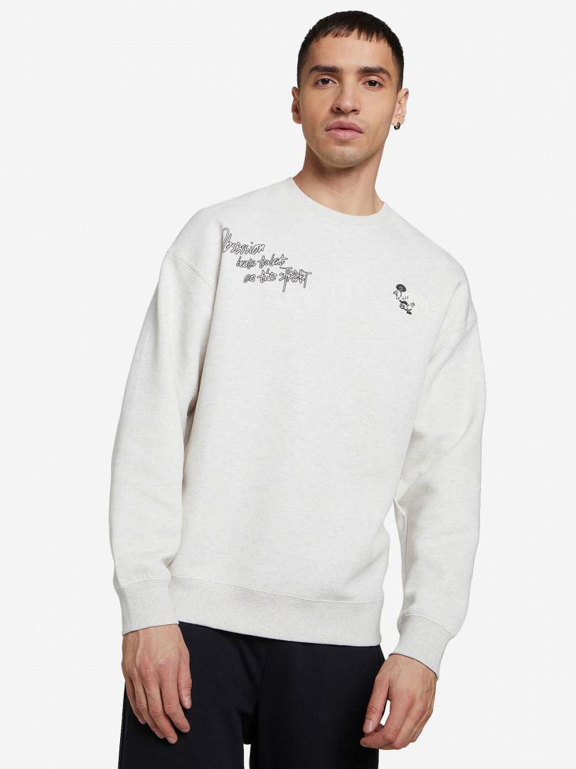 фото Свитшот мужской li-ning, бежевый