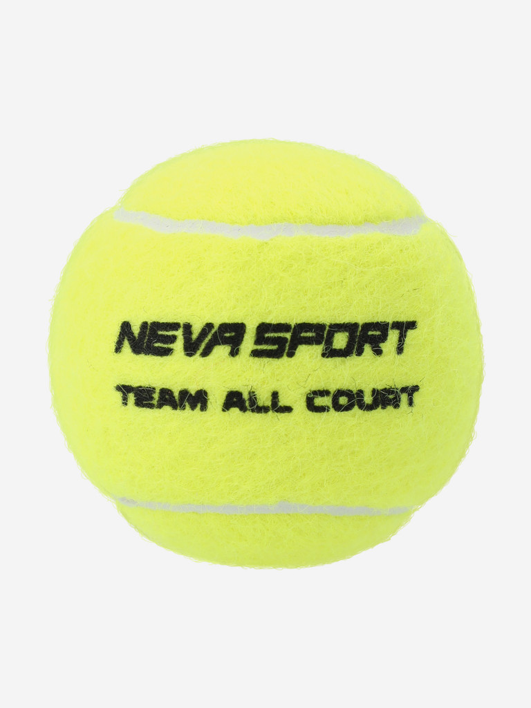 Мяч для большого тенниса Neva Sport Team All Court желтый цвет — купить за  749 руб., отзывы в интернет-магазине Спортмастер