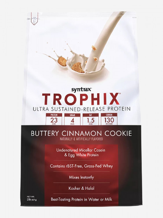 Протеин Syntrax Трофикс, Trophix, 907 г, Сдобное печенье с корицей