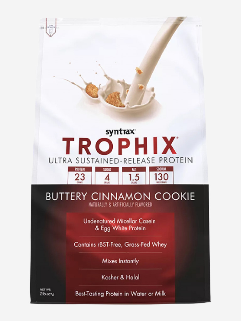 Протеин Syntrax Трофикс, Trophix, 907 г, Сдобное печенье с корицей