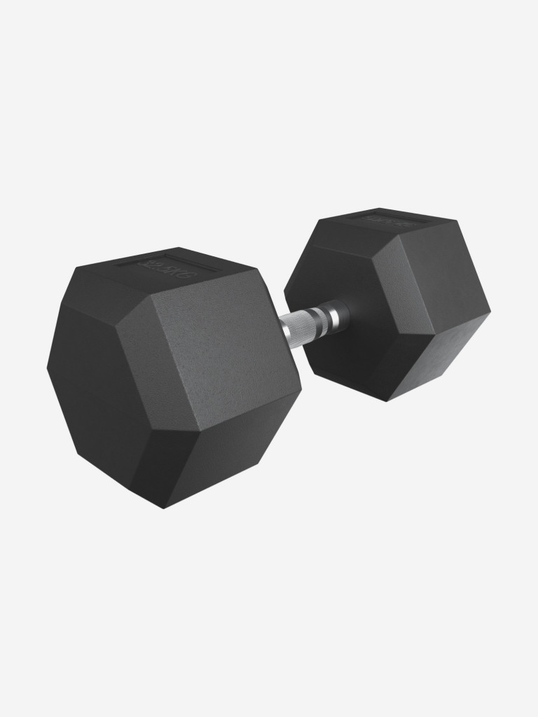 Гантель гексагональная UNIX Fit обрезиненная 32,5 кг