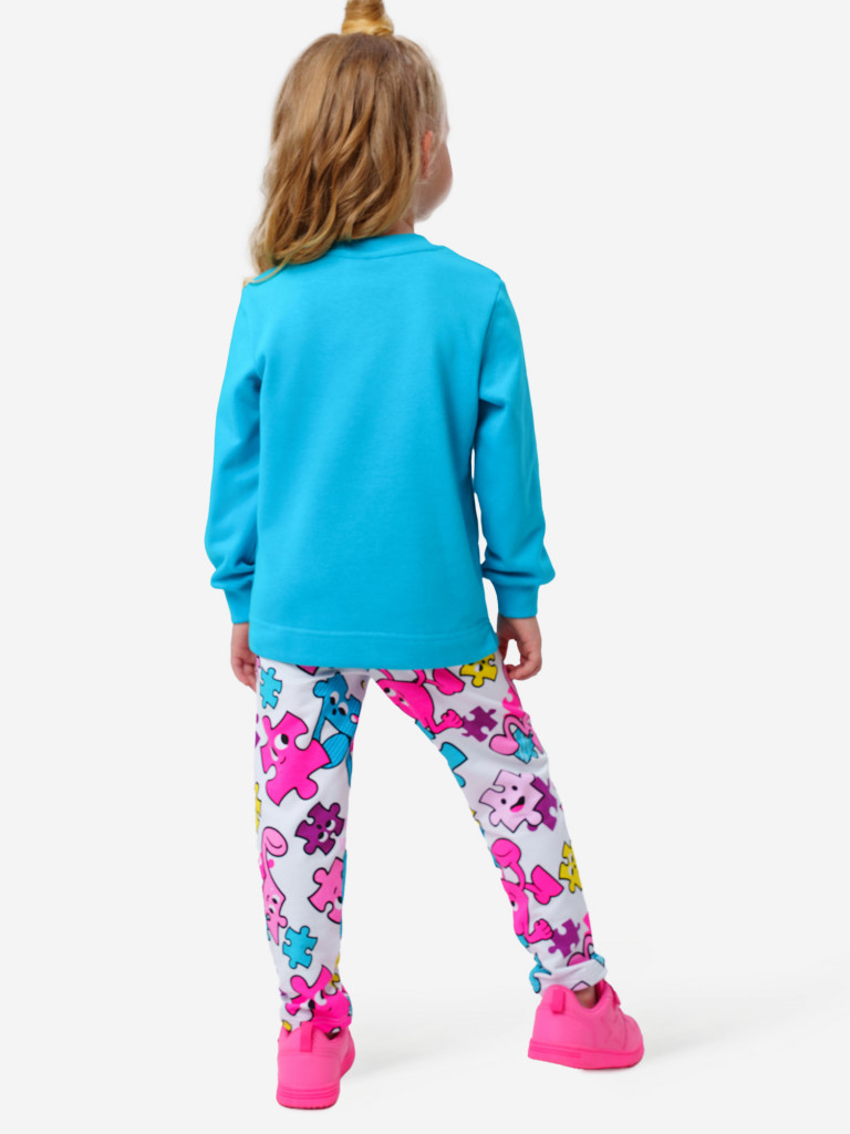 Комплект для девочки: легинсы, толстовка PlayToday